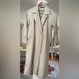 Chiango by fleet Street Vintage women’s full length double breasted rain coat 8